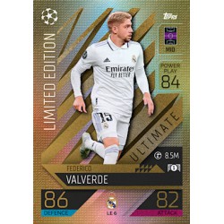 Topps Match Attax Extra Champions League 2022/2023 Limited Edition Federico Valverde (Real Madrid CF)